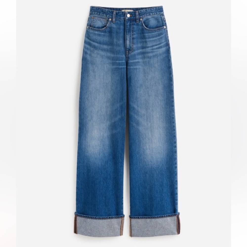 Madewell Curvy Superwide-Leg Jeans in Fannin Wash 26